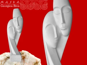Maski -alabaster grecki