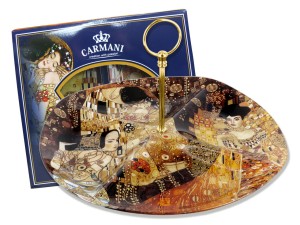 Talerz dekoracyjny-paterka - G. Klimt(CARMANI)