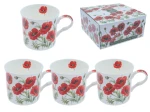Kpl. 4 kubków 295ml - Summer Poppy (Heritage)