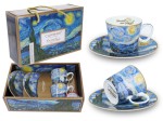 Kpl. 2 filiżanek espresso - van Gogh/Gwiaździsta noc (CARMANI)