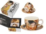 Carmani, filiżanka espresso ze spodkiem - G. Klimt. Pocałunek
