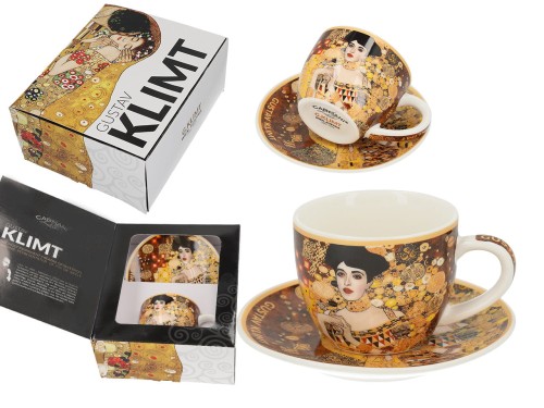 Carmani, filiżanka espresso ze spodkiem - G. Klimt. Adele
