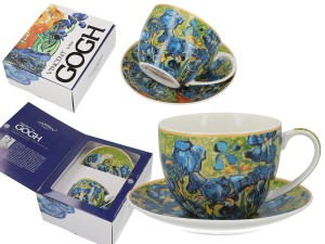 Filiżnka ze spodkiem - V. Van Gogh. Irysy (CARMANI)