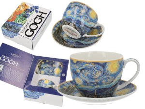 Filiżnka ze spodkiem - V. Van Gogh. Gwiaździsta Noc (CARMANI)