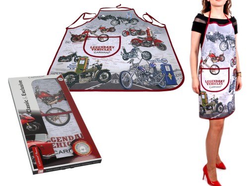 Fartuszek kuchenny - Classic &amp; Exclusive, Legendary Vehicles, motory (CARMANI)