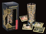 Kieliszek do wódki ok. 50ml - G. Klimt. Drzewo (CARMANI) + komplet 4 podkładek tekt.