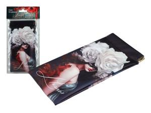 Materiałowe etui na okulary, miękkie 9x18cm - L. Lozano, Lady`s Floral Symphony (CARMANI)