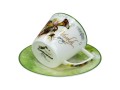 Porcelanowa filiżanka 220ml ze spodkiem - A. Vivaldi, Wiosna (CARMANI)