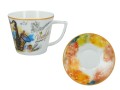 Porcelanowa filiżanka 220ml ze spodkiem - A. Vivaldi, Lato (CARMANI)