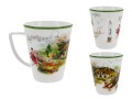 Kubek porcelanowy 370ml - A. Vivaldi, Wiosna (CARMANI)