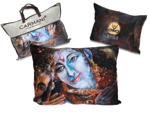 Poduszka z wypełnieniem/suwak - Joga (CARMANI)