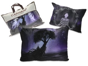 Poduszka z wypełnieniem/suwak - Joga (CARMANI)