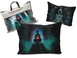 Poduszka z wypełnieniem/suwak - Joga (CARMANI)