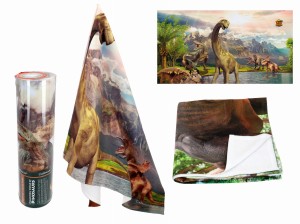 Ręcznik (mały) - Prehistoric  World of Dinosaurs (CARMANI)
