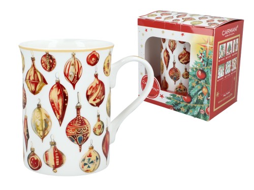 Kubek świąteczny Classic 360ml - Bombki (CARMANI)