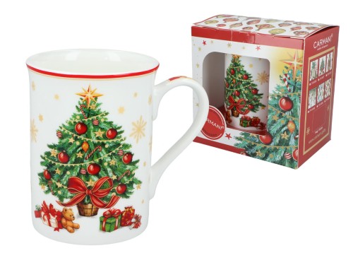 Kubek świąteczny Classic 360ml - Choinka (CARMANI)