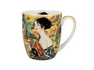 Kubek Camio 380ml - G. Klimt, Dama z wachlarzem (CARMANI)