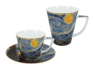 Kpl. filiżanka i kubek - van Gogh, Gwiaździsta Noc (CARMANI)