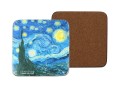 Kpl. 6 podkładek korkowych pod kubki - V. van Gogh, Gwiaździsta Noc (CARMANI)