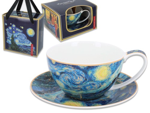 Filiżanka ze spodkiem - van Gogh, Gwiaździsta Noc (CARMANI)