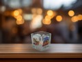 Świecznik szklany + tealight - V. van Gogh, Taras Kawiarki w Nocy (CARMANI)
