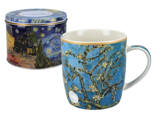 Kubek w puszce - V. van Gogh, Kwitnący Migdałowiec (CARMANI)