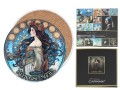 Podkładka ceramiczna, okrągła o śr. =około 11cm - Inspirowane malarstwem A. Mucha (CARMANI)