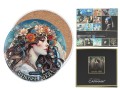 Podkładka ceramiczna, okrągła o śr. =około 11cm - Inspirowane malarstwem A. Mucha (CARMANI)