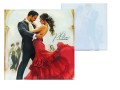 Podkładka szklana pod kubek ok. 11,5x11,5cm - P. Rodriguez, Paso Doble (CARMANI)