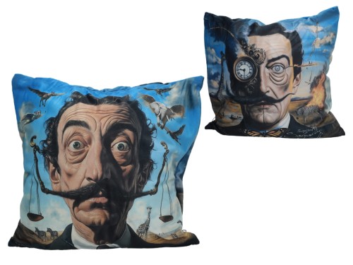 Poduszka z wypełnieniem/suwak - inspirowana malarstwem S. Dali (CARMANI)