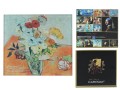 Podkładka szklana pod kubek ok. 11,5x11,5cm - van Gogh, Róże i zawilce (CARMANI)