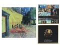 Podkładka szklana pod kubek ok. 11,5x11,5cm - van Gogh, Taras Kawiarni w Nocy (CARMANI)