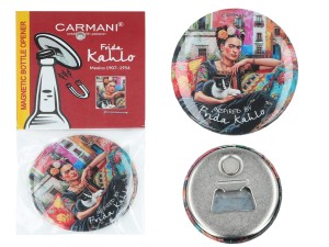 Otwieracz z magnesem - inspirowane malarstwem F. Kahlo (CARMANI)