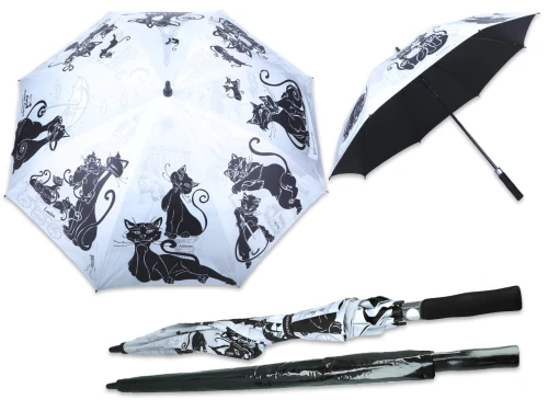 PRODUKT NIEDOSTĘPNY... PRODUKT NIEDOSTĘPNY   Parasol automat - G. Klimt, Koci świat (CARMANI)