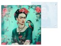 Podkładka szklana pod kubek - inspirowana malarstwem F. Kahlo(CARMANI)
