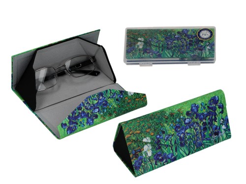 Etui na okulary, składane - V. van Gogh, Irysy (CARMANI)