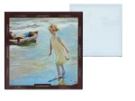 Podkładka szklana - J. Sorolla, Dziewczyna na plaży (CARMANI)