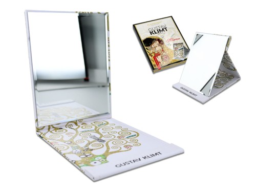 Lusterko w etui - G. Klimt, Drzewo życia (CARMANI)