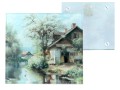 Podkładka szklana - Chłopska osada (CARMANI)