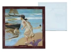 Podkładka szklana - J. Sorolla, Dziewczynka wchodzi do morza (CARMANI)