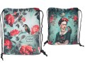 Worek na plecy z kieszenią w tubie - F. Kahlo (CARMANI)
