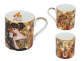 Kubek 340ml, porcelana - Inspirowany malarstwem G. Klimt (CARMANI)