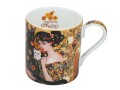 Kubek 340ml, porcelana - Inspirowany malarstwem G. Klimt (CARMANI)