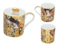 Kubek 340ml, porcelana - Inspirowany malarstwem G. Klimt (CARMANI)