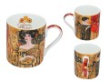 Kubek 340ml, porcelana - Inspirowany malarstwem G. Klimt (CARMANI)