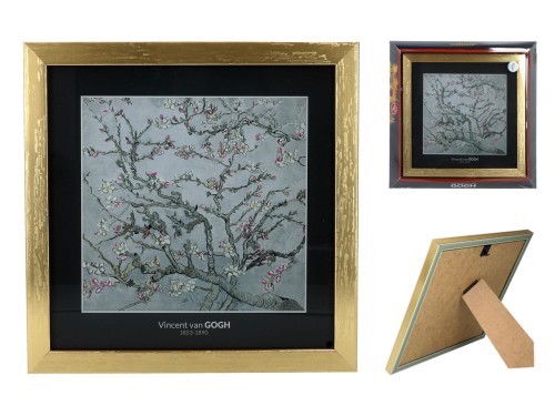 Obrazek - V. van Gogh, Kwitnący migdałowiec, srebrny (CARMANI)