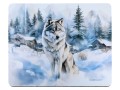 Podkładka pod mysz komputerową - Zima wszędzie - Wilk (CARMANI)