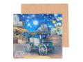 Podkładka ceramiczna 10,5x10,5cm - Inspirowane malarstwem V. van Gogh (CARMANI)