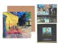 Podkładka ceramiczna 10,5x10,5cm - V. van Gogh, Taras kawiarni w nocy (CARMANI)