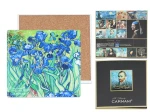 Podkładka ceramiczna 10,5x10,5cm - V. van Gogh, Irysy (CARMANI)